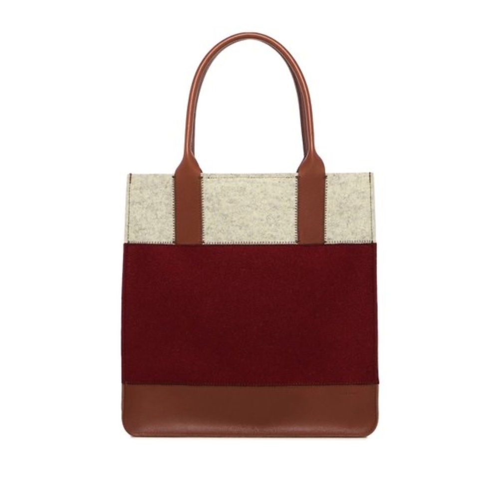 [graf lantz] Jaunt Tote • Rosewood / Heather White / Sienna Leather